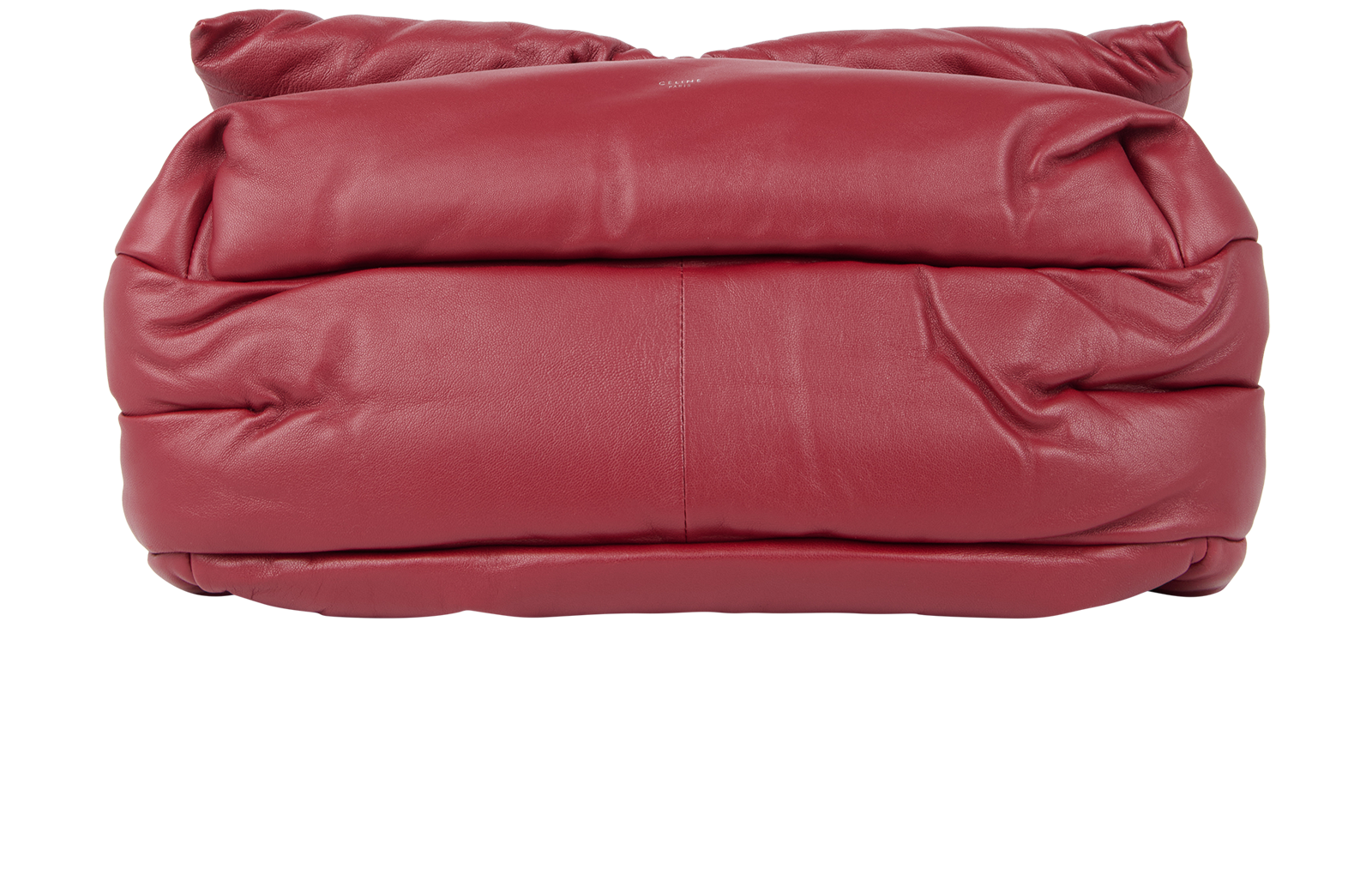 Medium Pillow Flap Bag, &pound;620, Handbags, Burgundy, Lambskin Leather, Top view